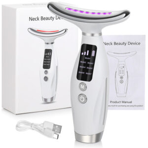 7-Color LED Neck Firming Device – Smooth, Lift & Sculpt Your Neckline Naturally